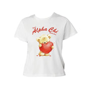 Ali & Ariel Bear Hug Baby Tee Alpha Chi Omega / Small