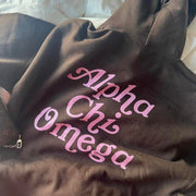 Ali & Ariel Chocolate Hoodie