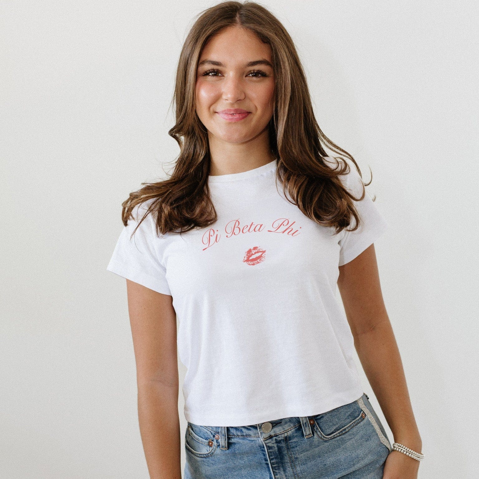 Kiss Kiss Baby Tee by Ali & Ariel | Sorority Apparel | Greek Baby Tee