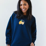 Ali & Ariel Lemon Drop Embroidered Crewneck