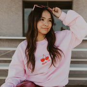 Ali & Ariel Cherry Embroidered Fleece <br> (sororities G-Z)