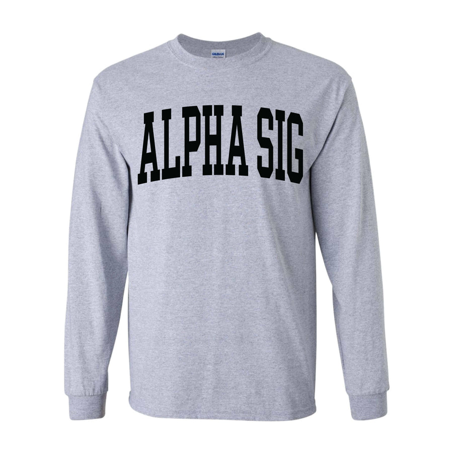 Collegiate Heather Long Sleeve Tee <br> (available for all organizations!)