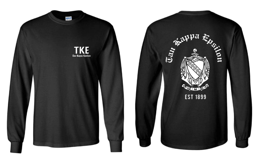 Crest Long Sleeve Tee <br> (available for fraternities)