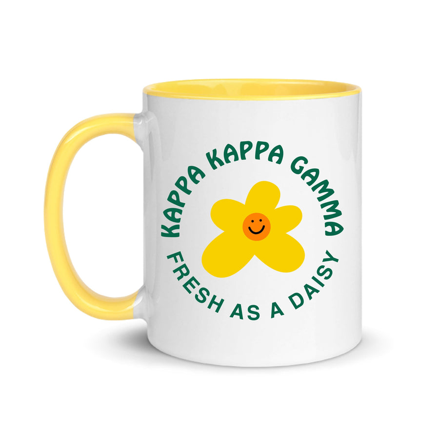 Ali & Ariel Daisy Mug (available for all organizations!) Kappa Kappa Gamma / 11 oz