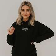 Ali & Ariel Embroidered Collegiate Hoodie <br> (sororities G-Z)