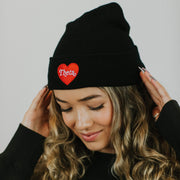 Ali & Ariel Heart Beanie <br> (available for all sororities)