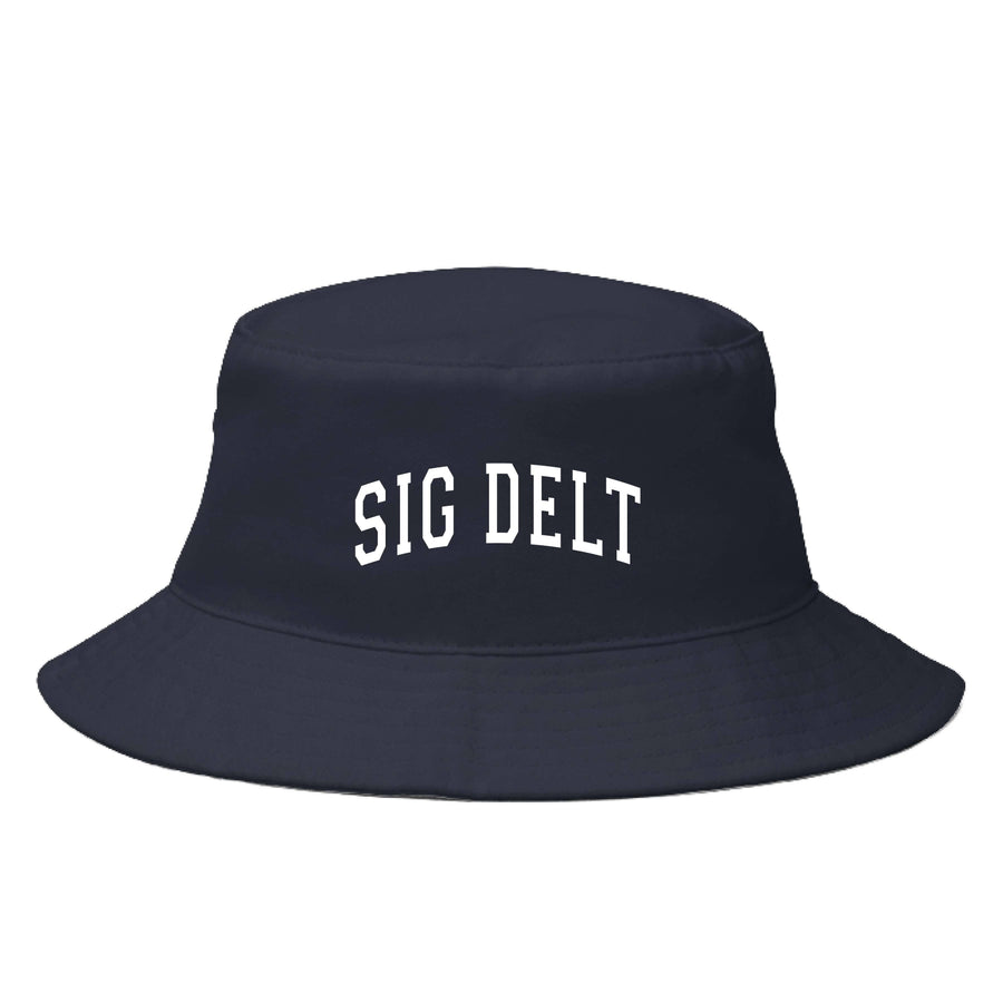 Ali & Ariel Navy Bucket Hat (available for all sororities) Sigma Delta Tau