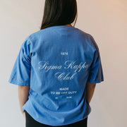 Ali & Ariel Off Duty Club Tee <br> (sororities A-D)