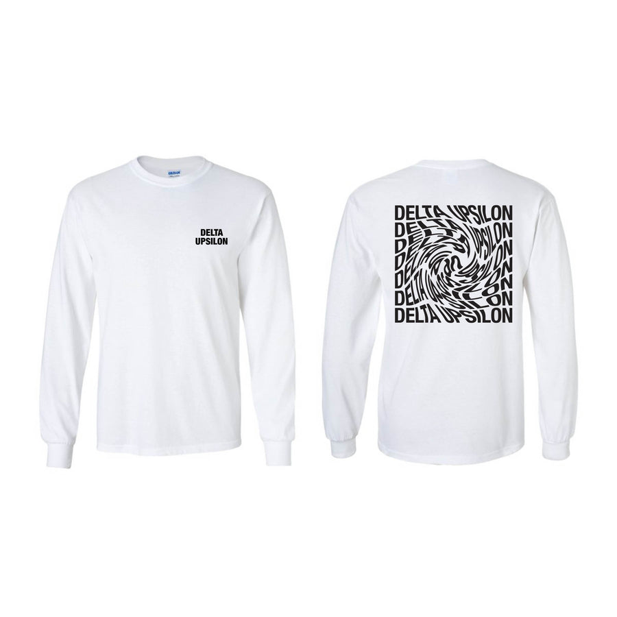Ali & Ariel Spiral Long Sleeve <br> (available for all fraternities!) Delta Upsilon / 2XL