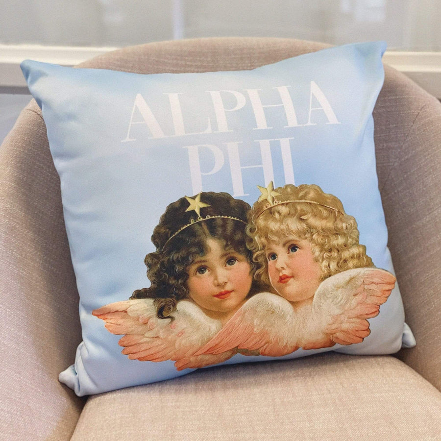 Vintage Angel Pillow <br> (available for multiple sororities)