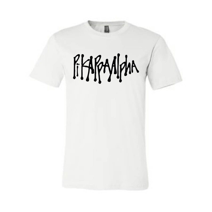 White Scribble Tee <br> (available for multiple fraternities!)