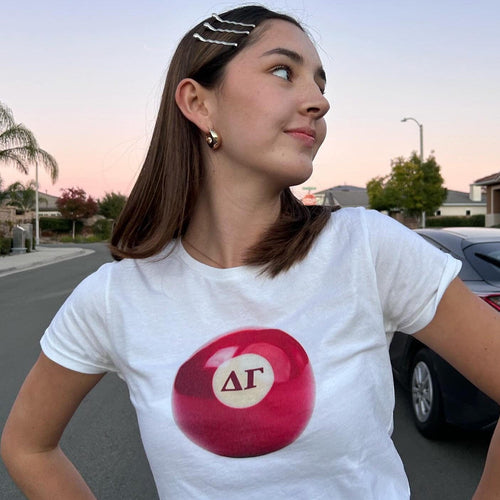 Ali & Ariel 8 Ball Baby Tee