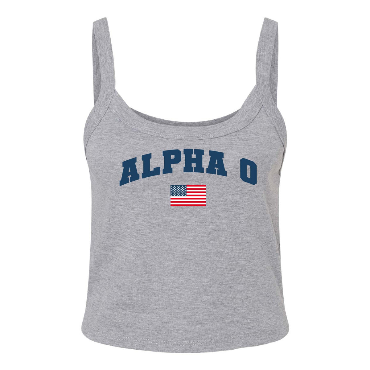 Ali & Ariel All-American Tank Top Alpha Omicron Pi / XS