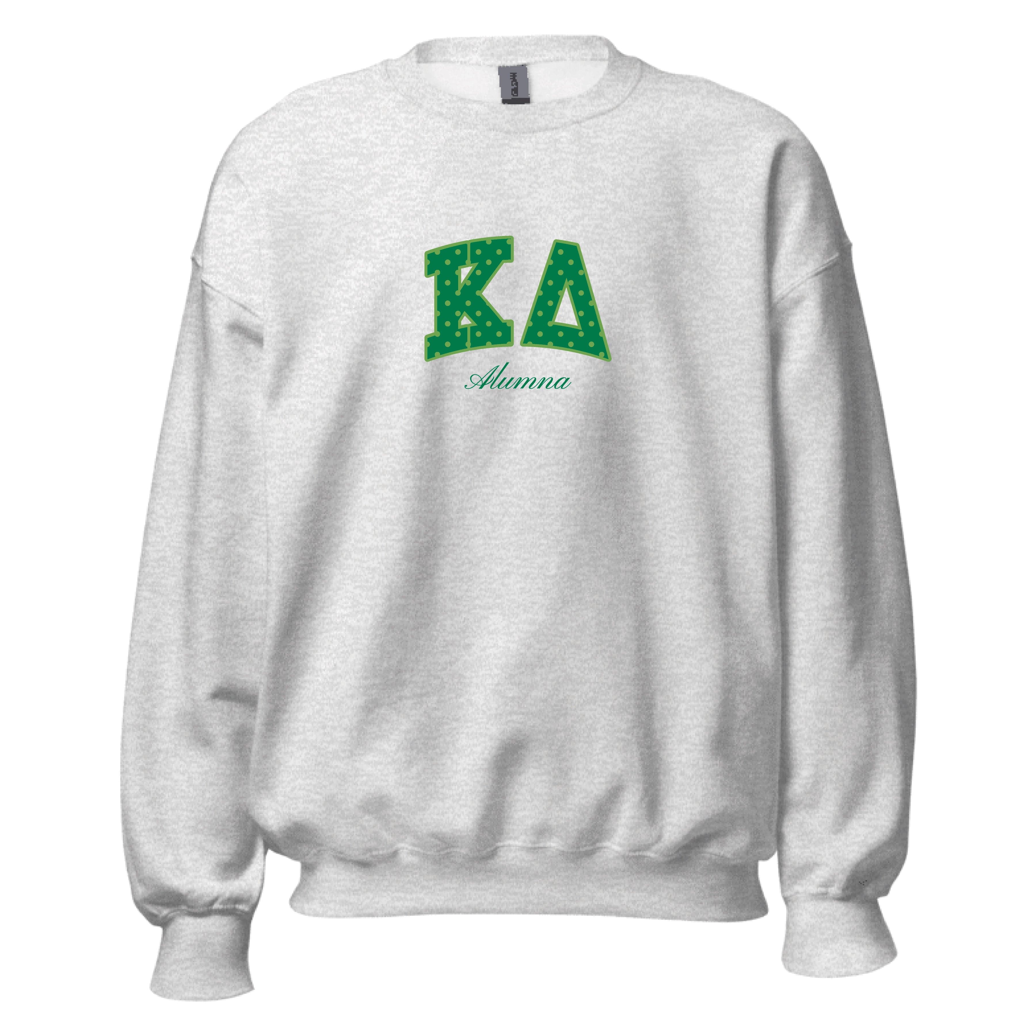 Ali & Ariel Alumna Embroidered Polka Dot Crewneck Kappa Delta / Medium