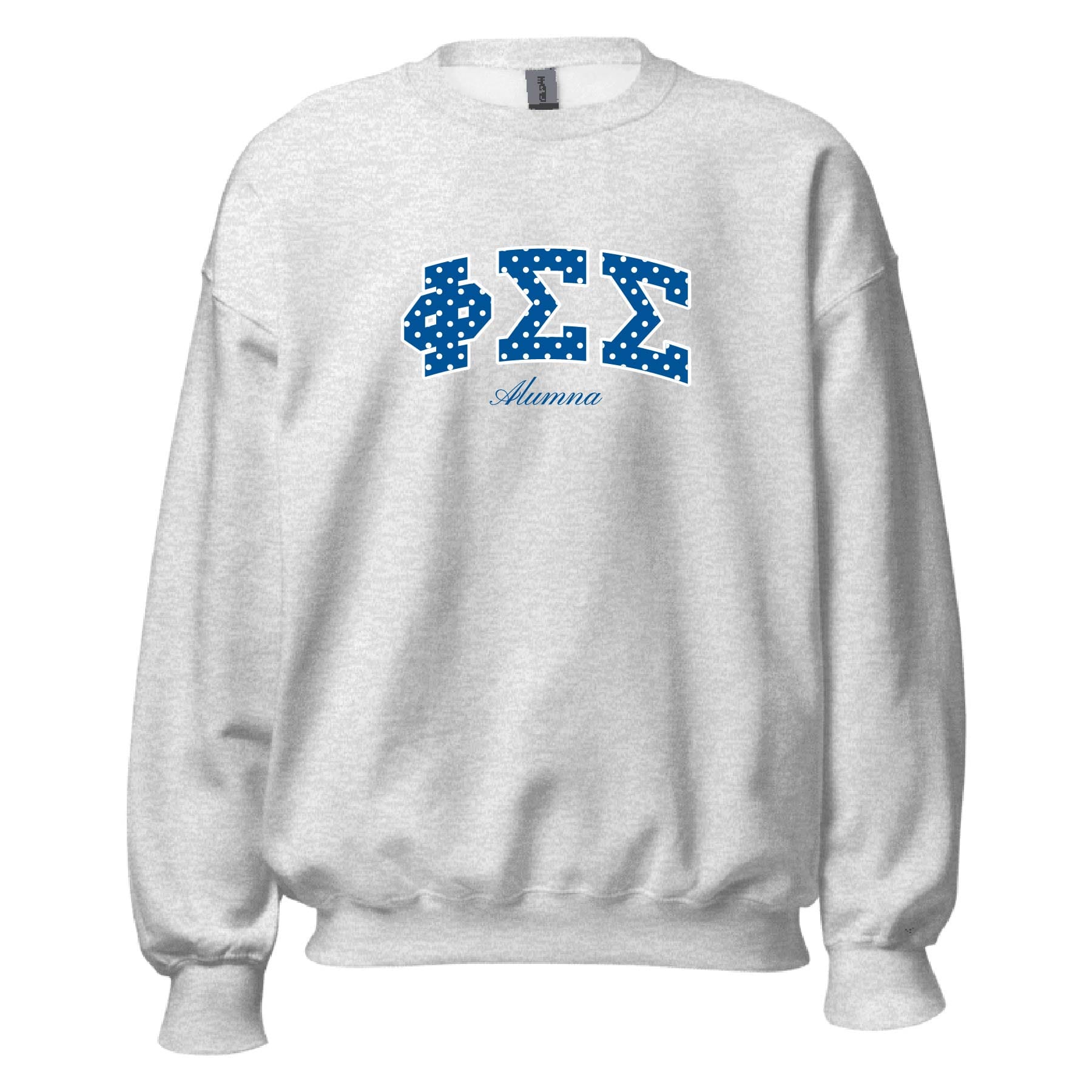 Ali & Ariel Alumna Embroidered Polka Dot Crewneck Phi Sigma Sigma / Medium