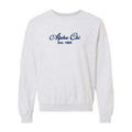 Ali & Ariel Ash Embroidered Crewneck Alpha Chi Omega / Medium
