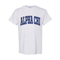 Ali & Ariel Ash Grey Collegiate Tee Alpha Chi Omega / Medium