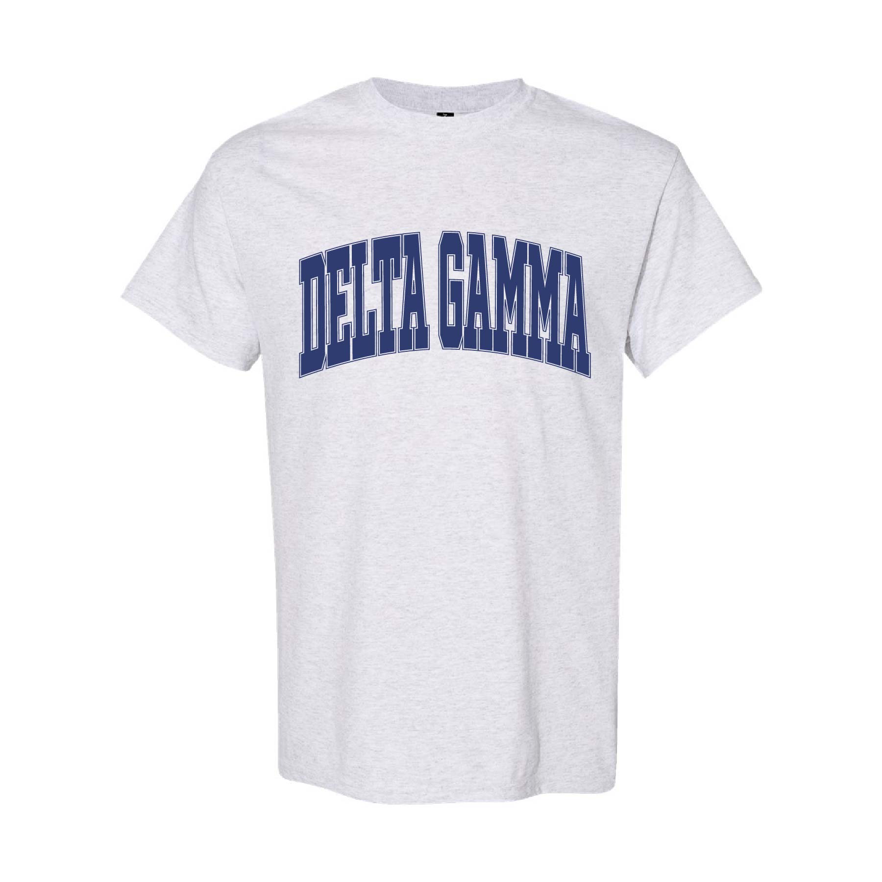 Ali & Ariel Ash Grey Collegiate Tee Delta Gamma / Medium