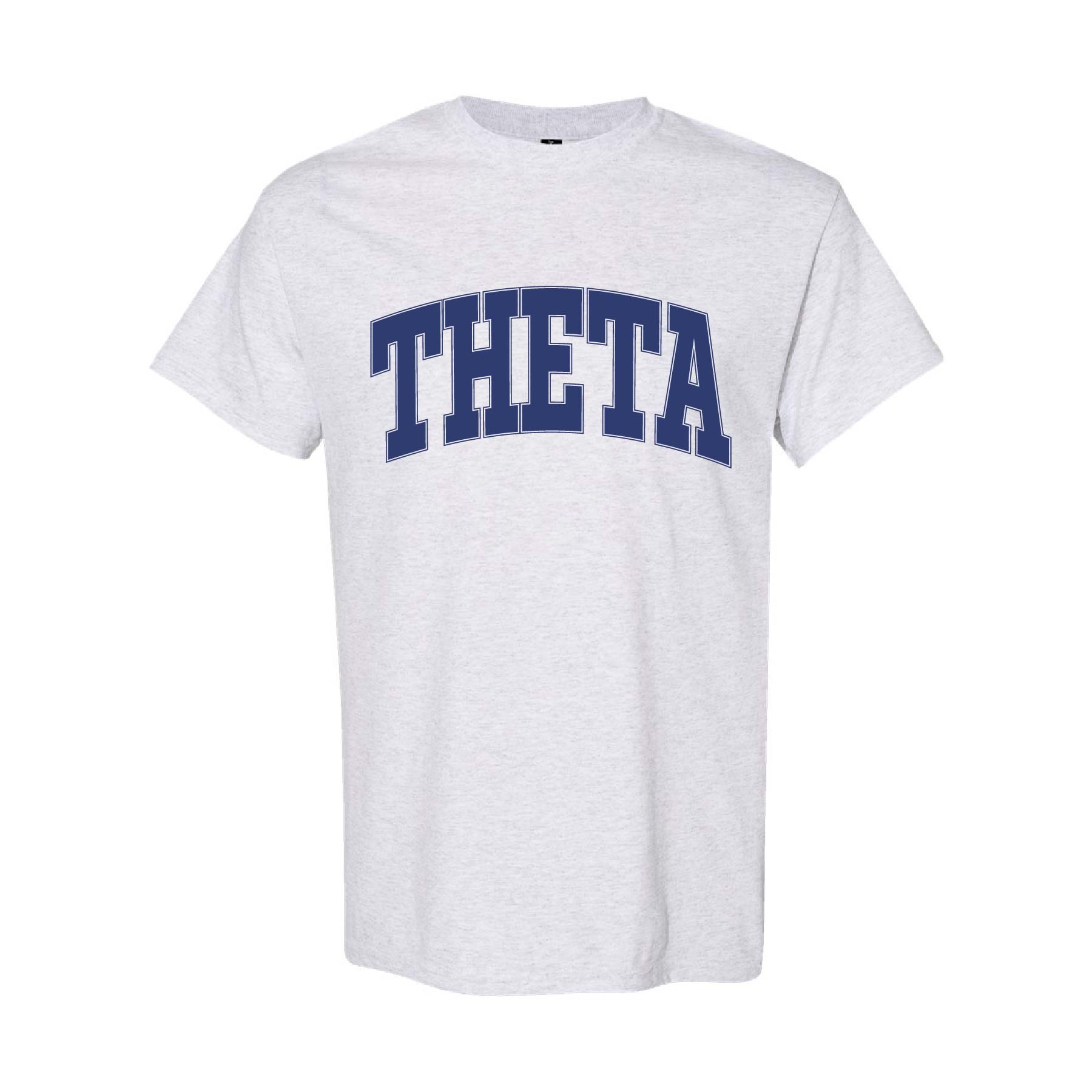 Ali & Ariel Ash Grey Collegiate Tee Kappa Alpha Theta / Medium