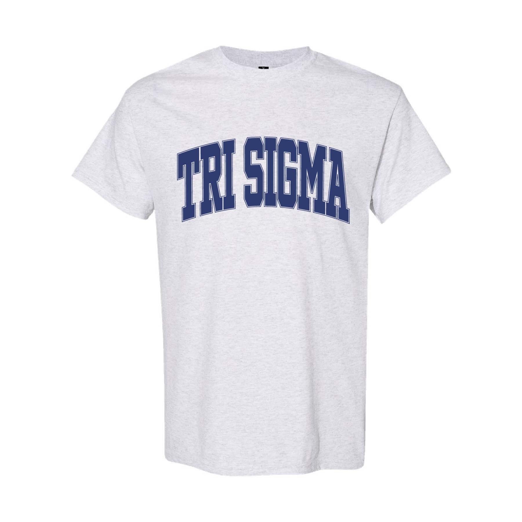 Ali & Ariel Ash Grey Collegiate Tee Sigma Sigma Sigma / Medium