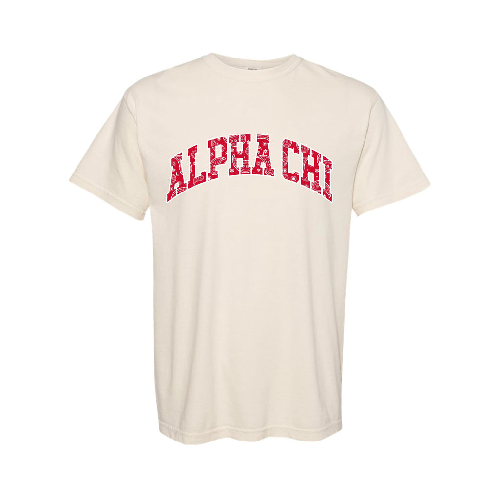 Ali & Ariel Bandana Tee Alpha Chi Omega / Medium