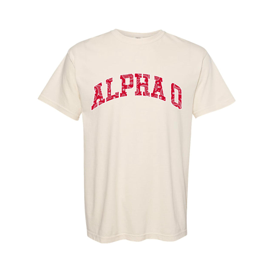 Ali & Ariel Bandana Tee Alpha Omicron Pi / Medium