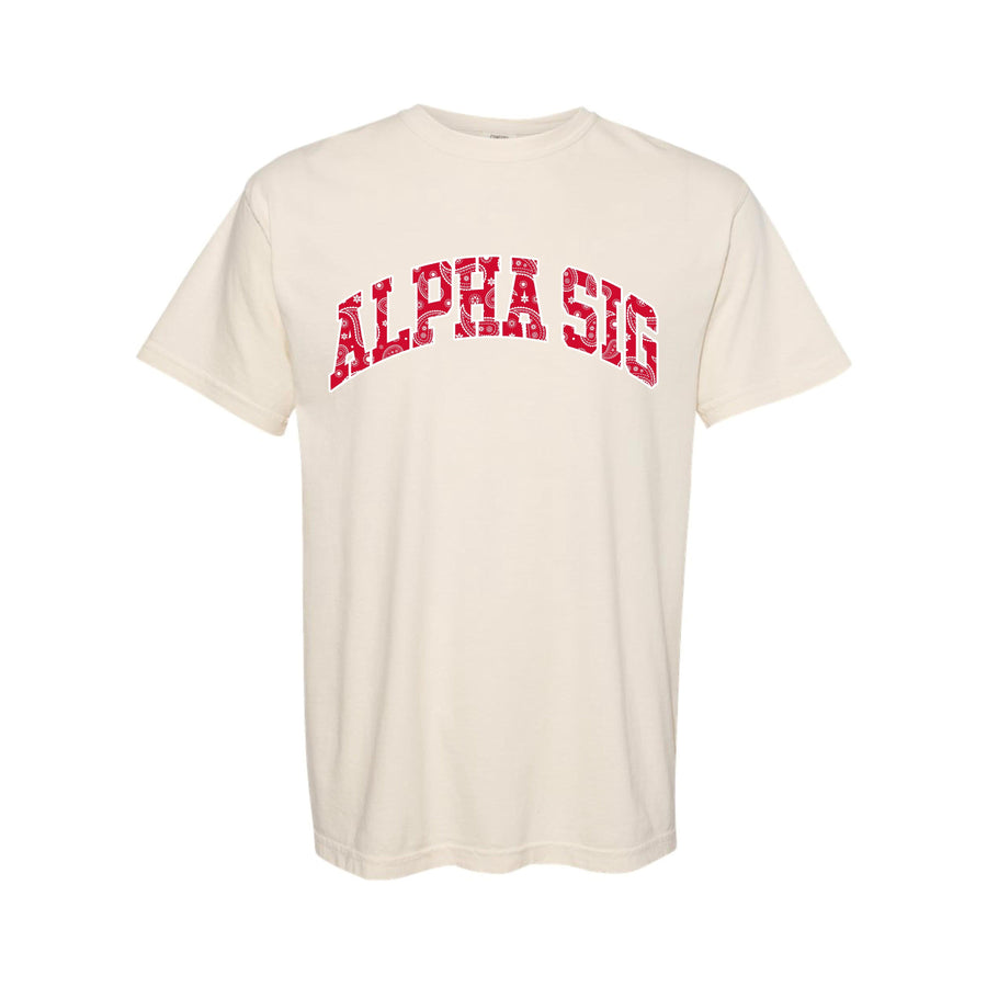 Ali & Ariel Bandana Tee Alpha Sigma Alpha / Medium