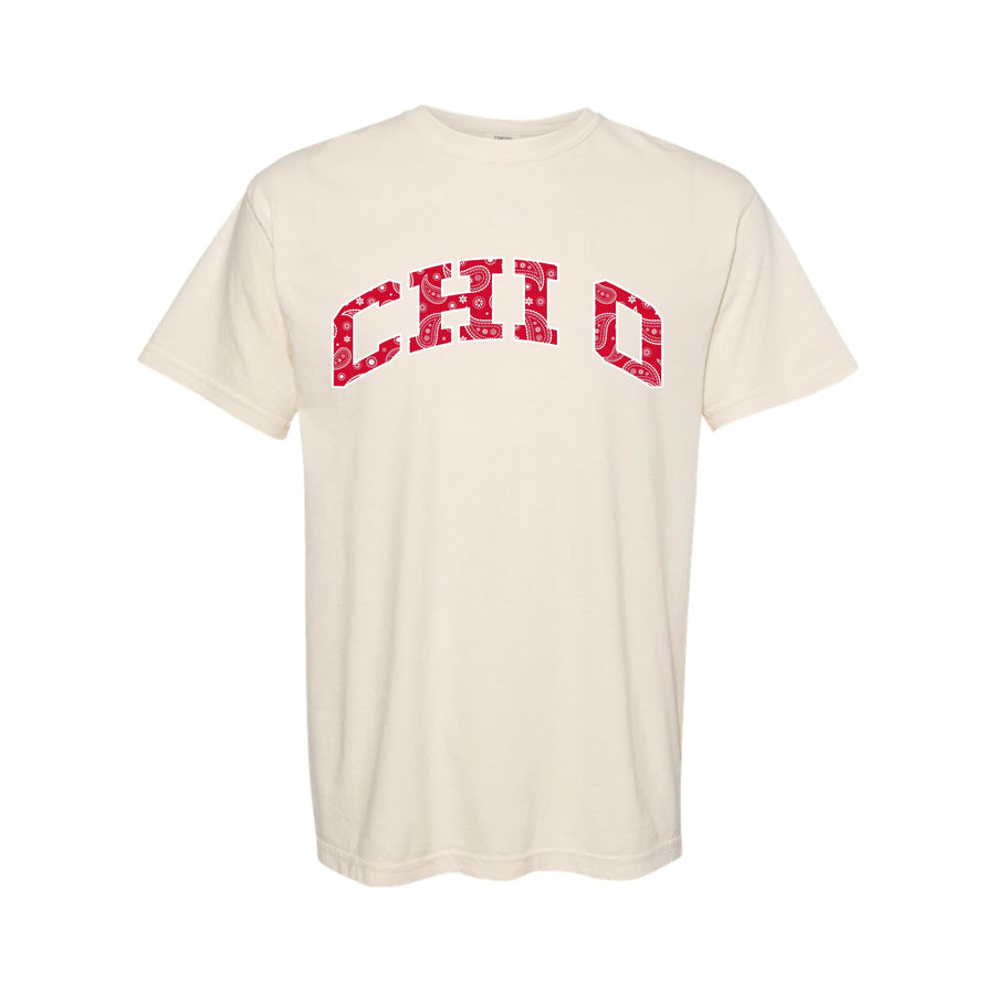 Ali & Ariel Bandana Tee Chi Omega / Medium