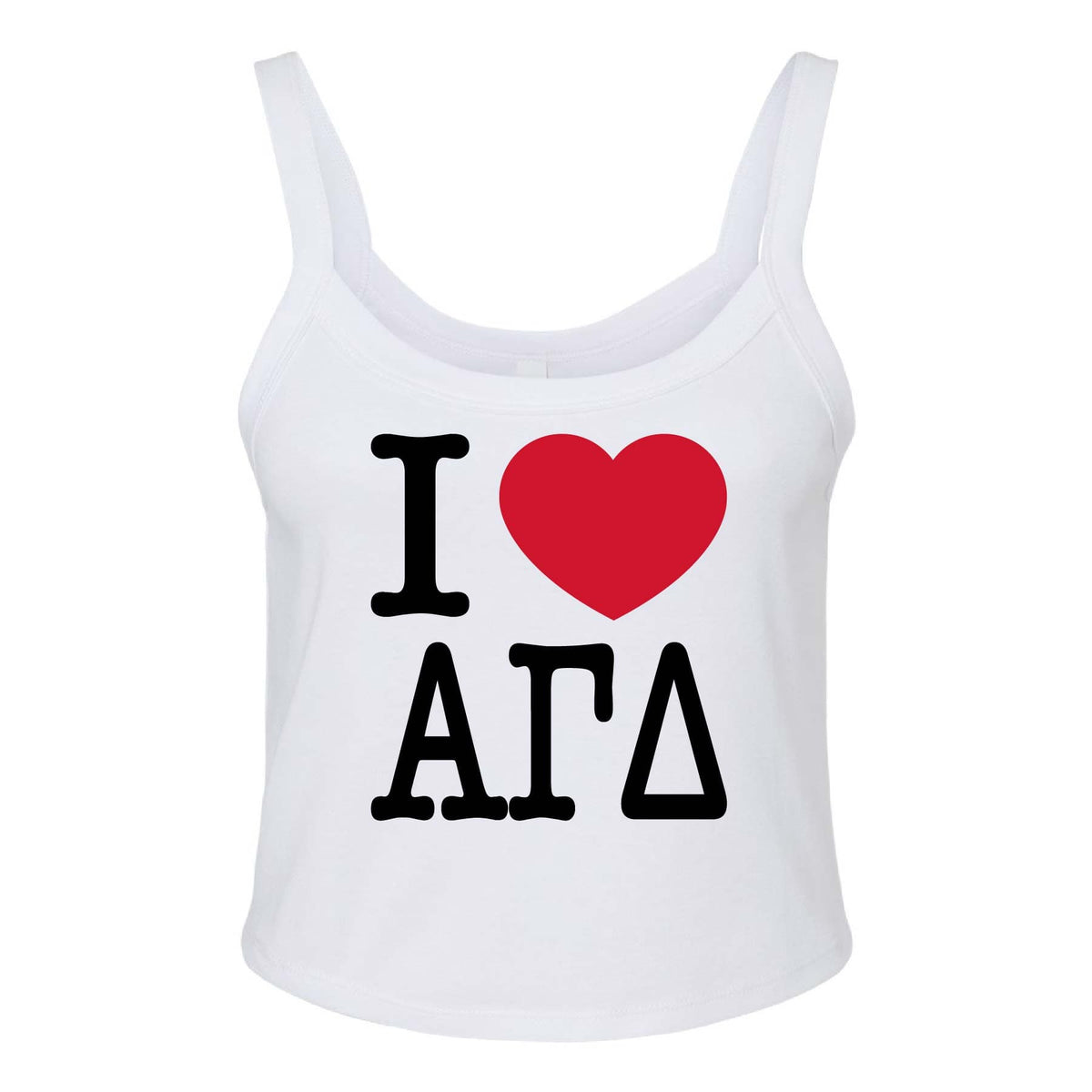 Ali & Ariel Big Apple Tank Top Alpha Gamma Delta / XS