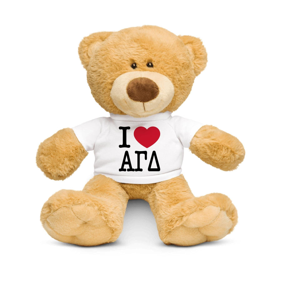 Ali & Ariel Big Apple Teddy Bear Alpha Gamma Delta