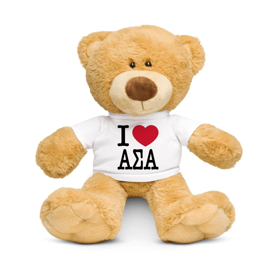 Ali & Ariel Big Apple Teddy Bear Alpha Sigma Alpha