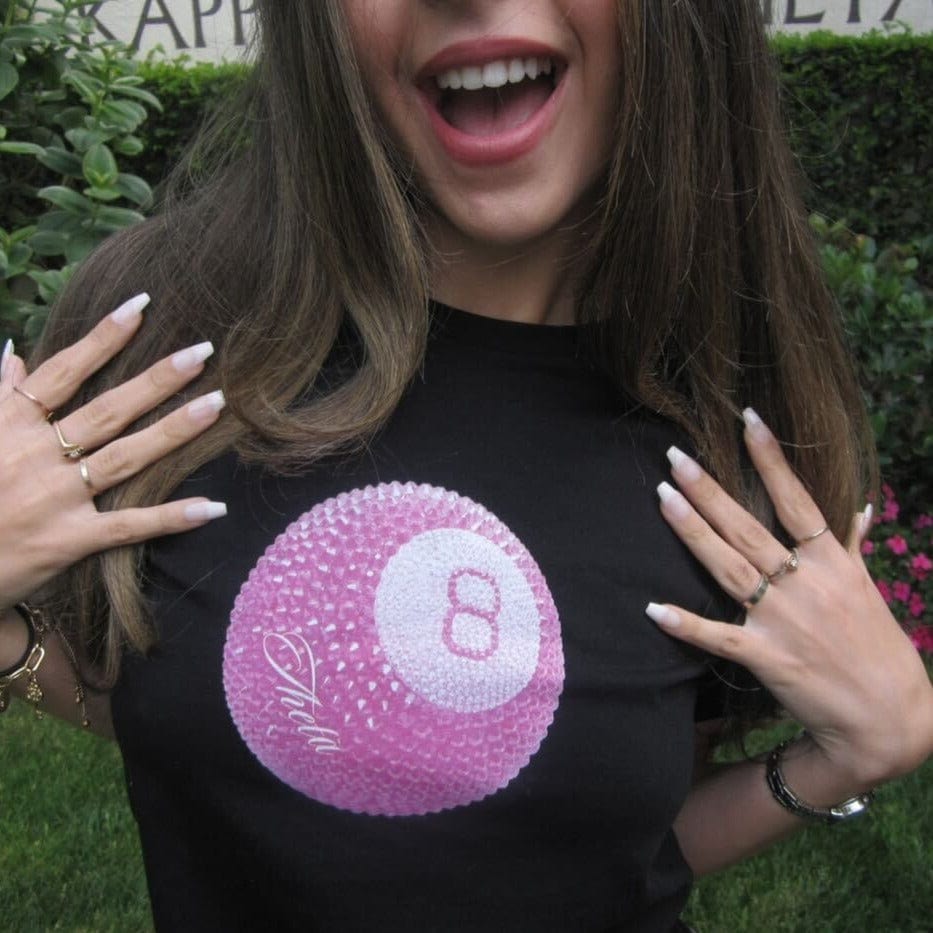 Ali & Ariel Birthday 8 Ball Baby Tee
