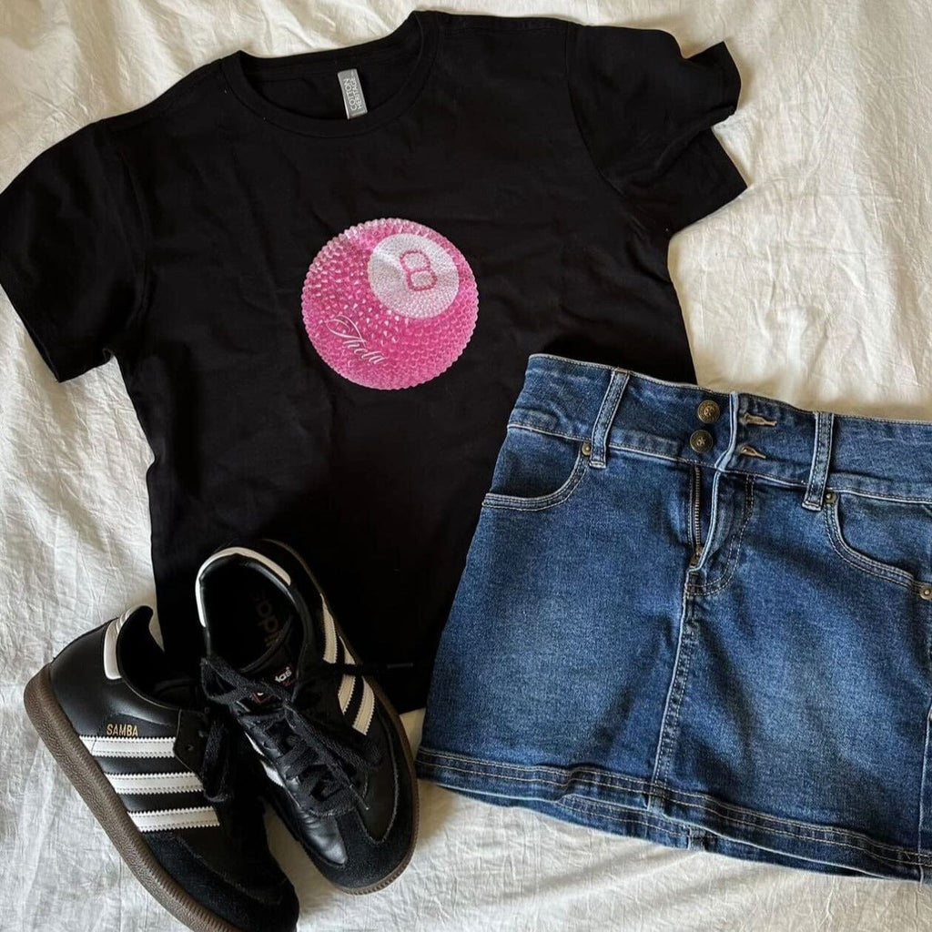 Ali & Ariel Birthday 8 Ball Baby Tee