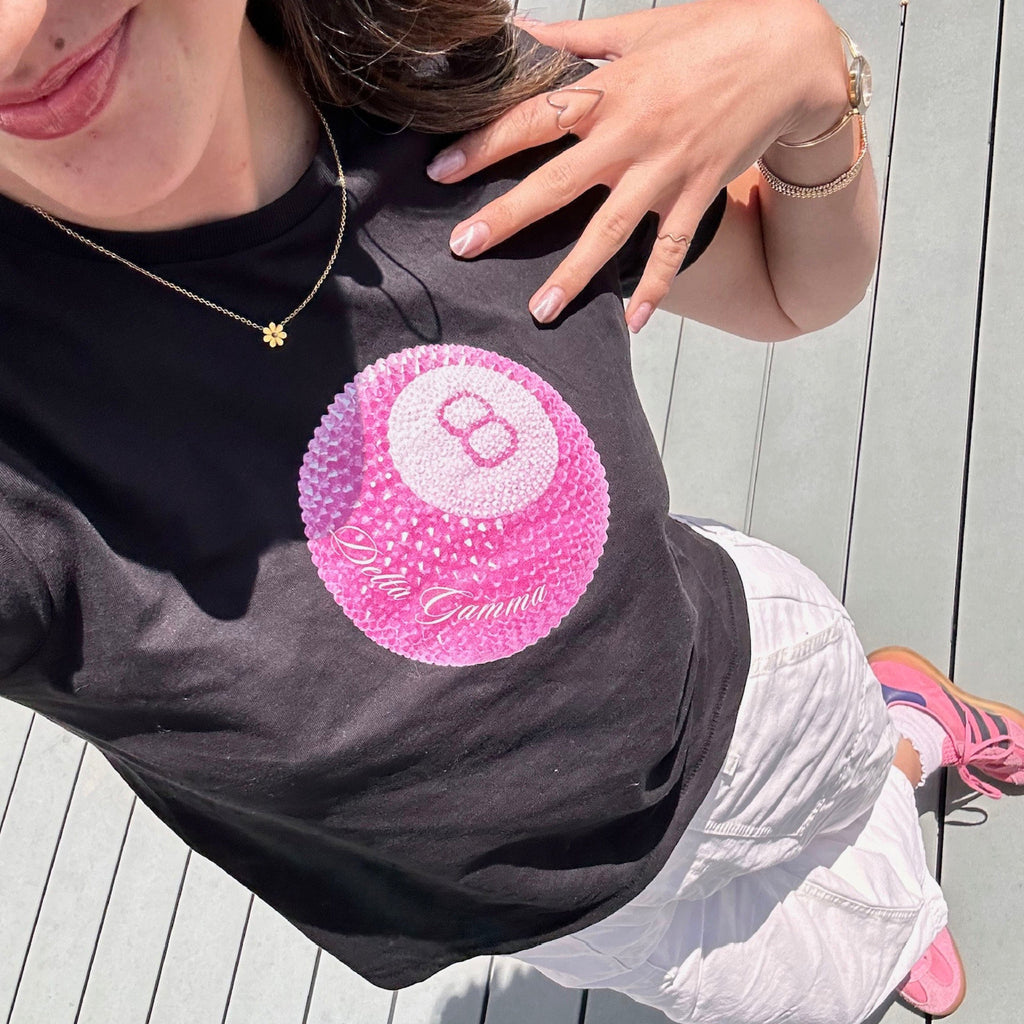 Ali & Ariel Birthday 8 Ball Baby Tee