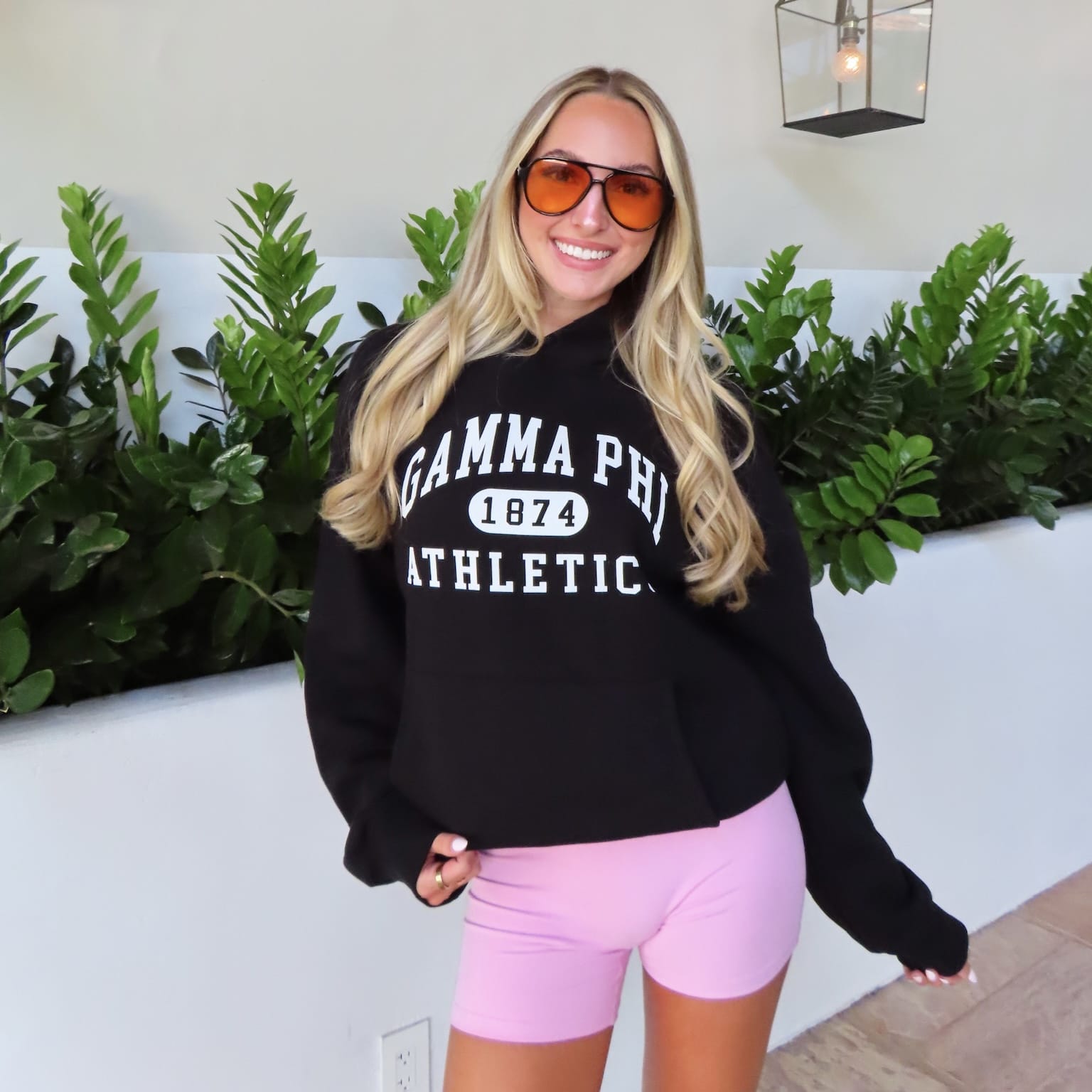 Ali & Ariel Black Athletic Hoodie