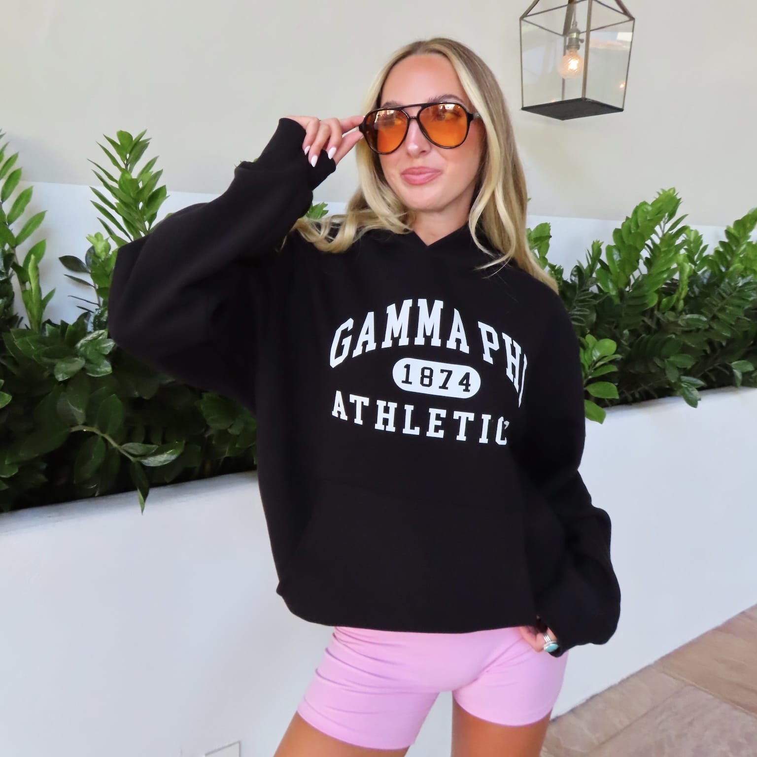 Ali & Ariel Black Athletic Hoodie
