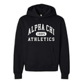 Ali & Ariel Black Athletic Hoodie Alpha Chi Omega / Medium