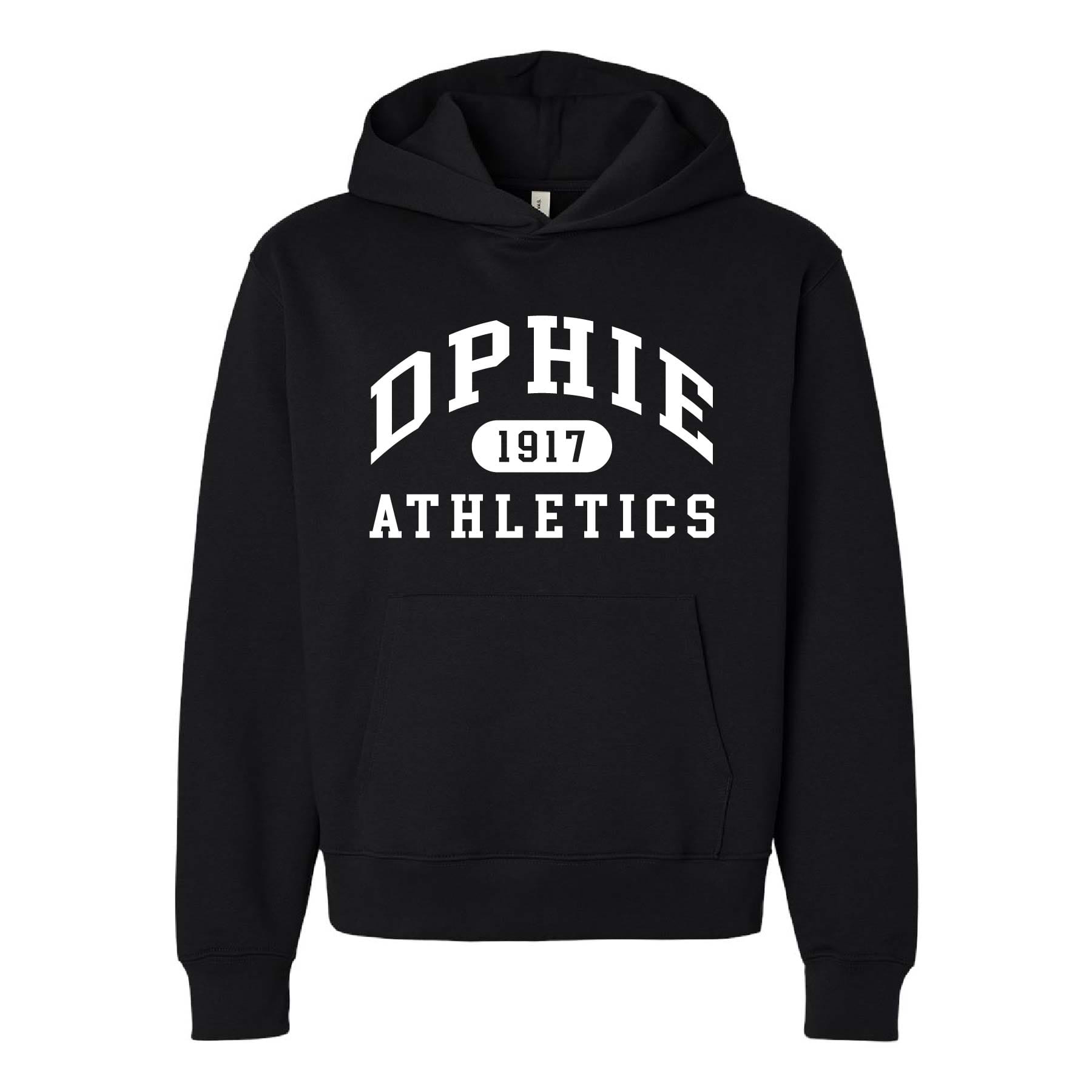 Ali & Ariel Black Athletic Hoodie Delta Phi Epsilon / Medium