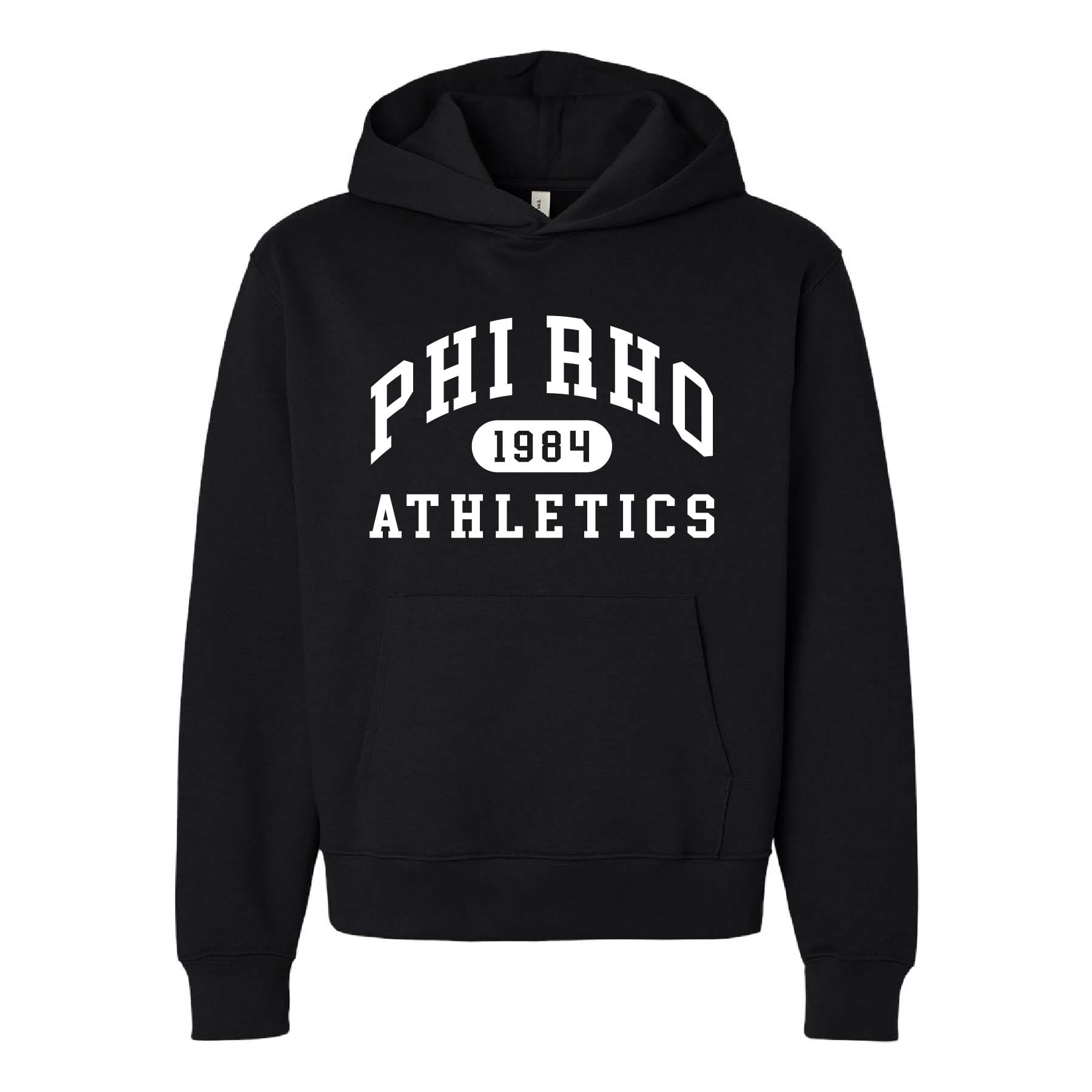 Ali & Ariel Black Athletic Hoodie Phi Sigma Rho / Medium