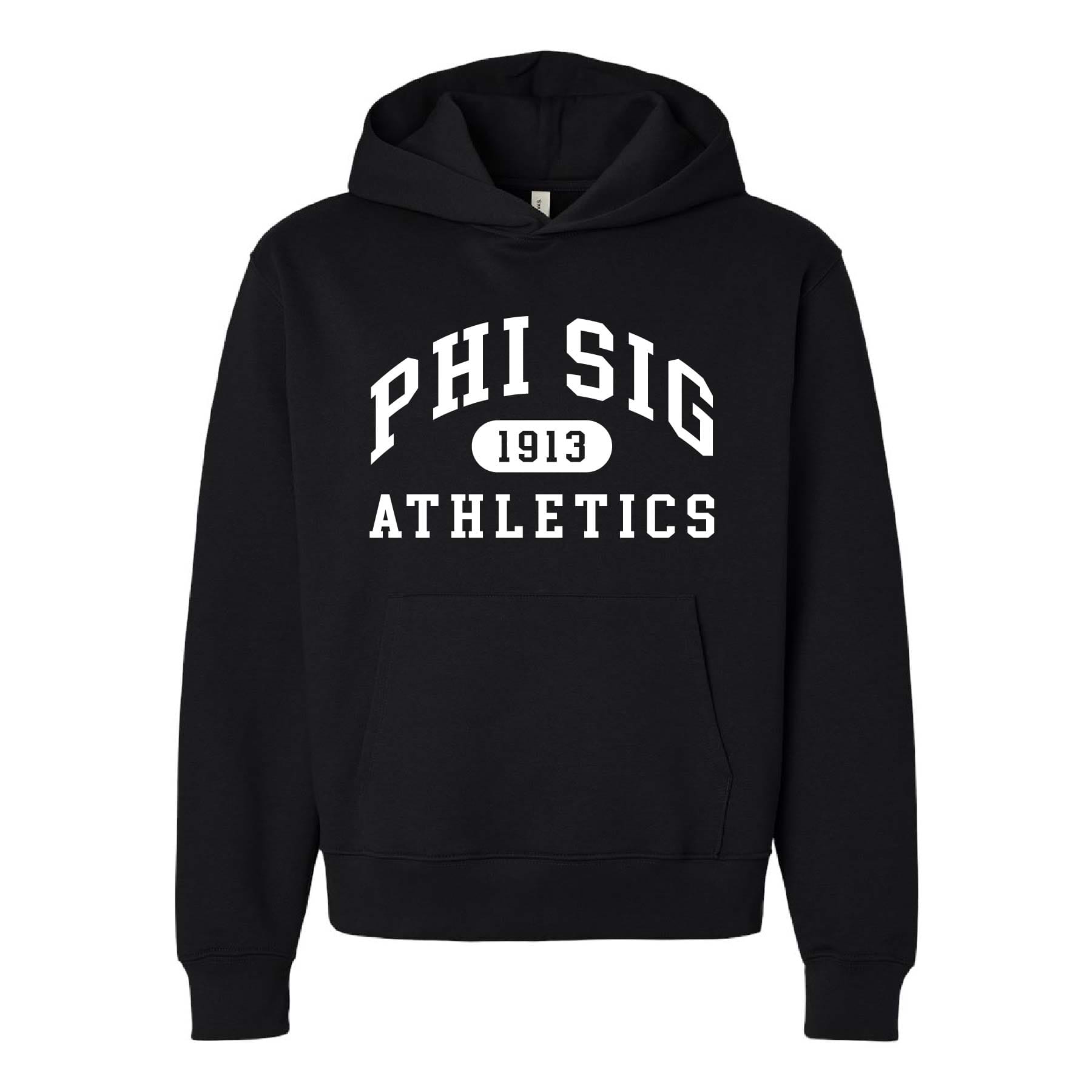 Ali & Ariel Black Athletic Hoodie Phi Sigma Sigma / Medium