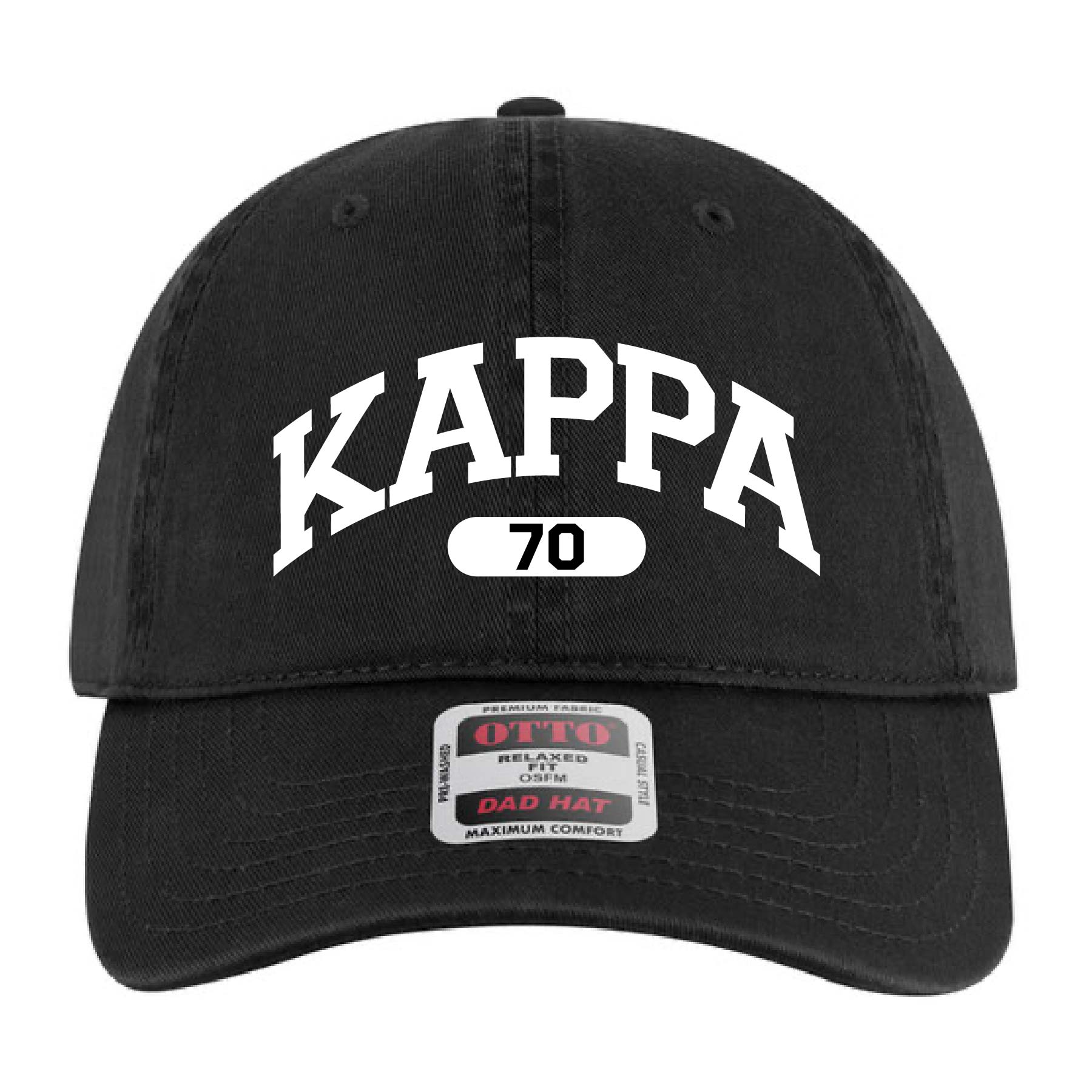 Ali & Ariel Black Collegiate Sports Dad Hat Kappa Kappa Gamma