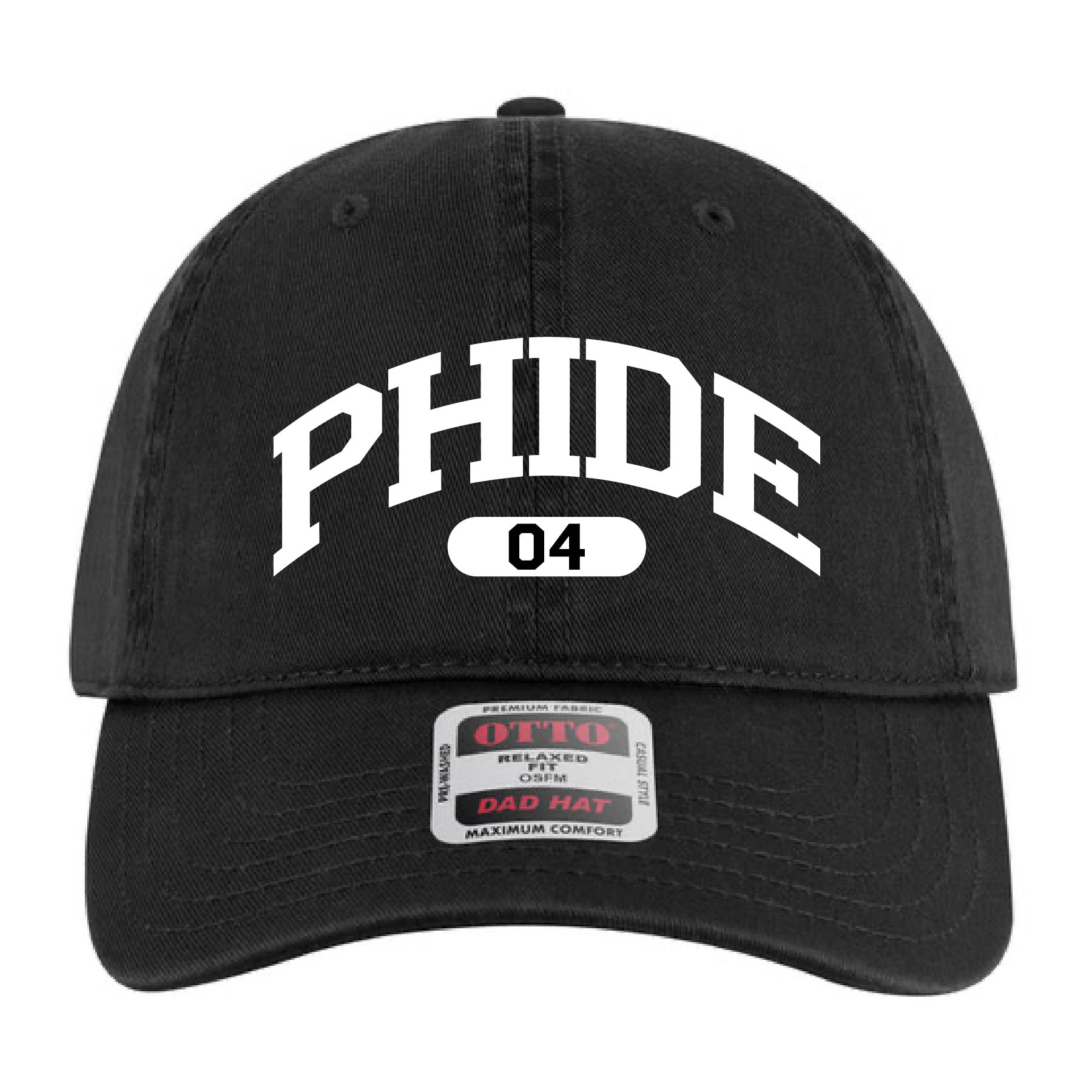 Ali & Ariel Black Collegiate Sports Dad Hat Phi Delta Epsilon
