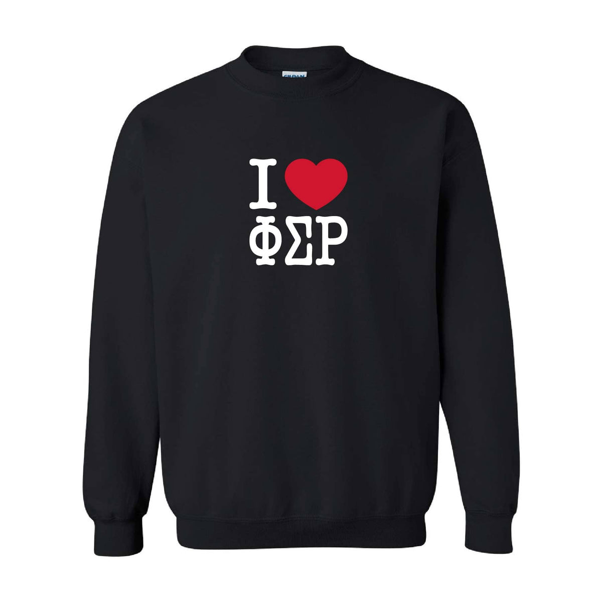 Ali & Ariel Black Embroidered Big Apple Crewneck Phi Sigma Rho / Medium