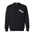 Ali & Ariel Black Greek Embroidered Crewneck