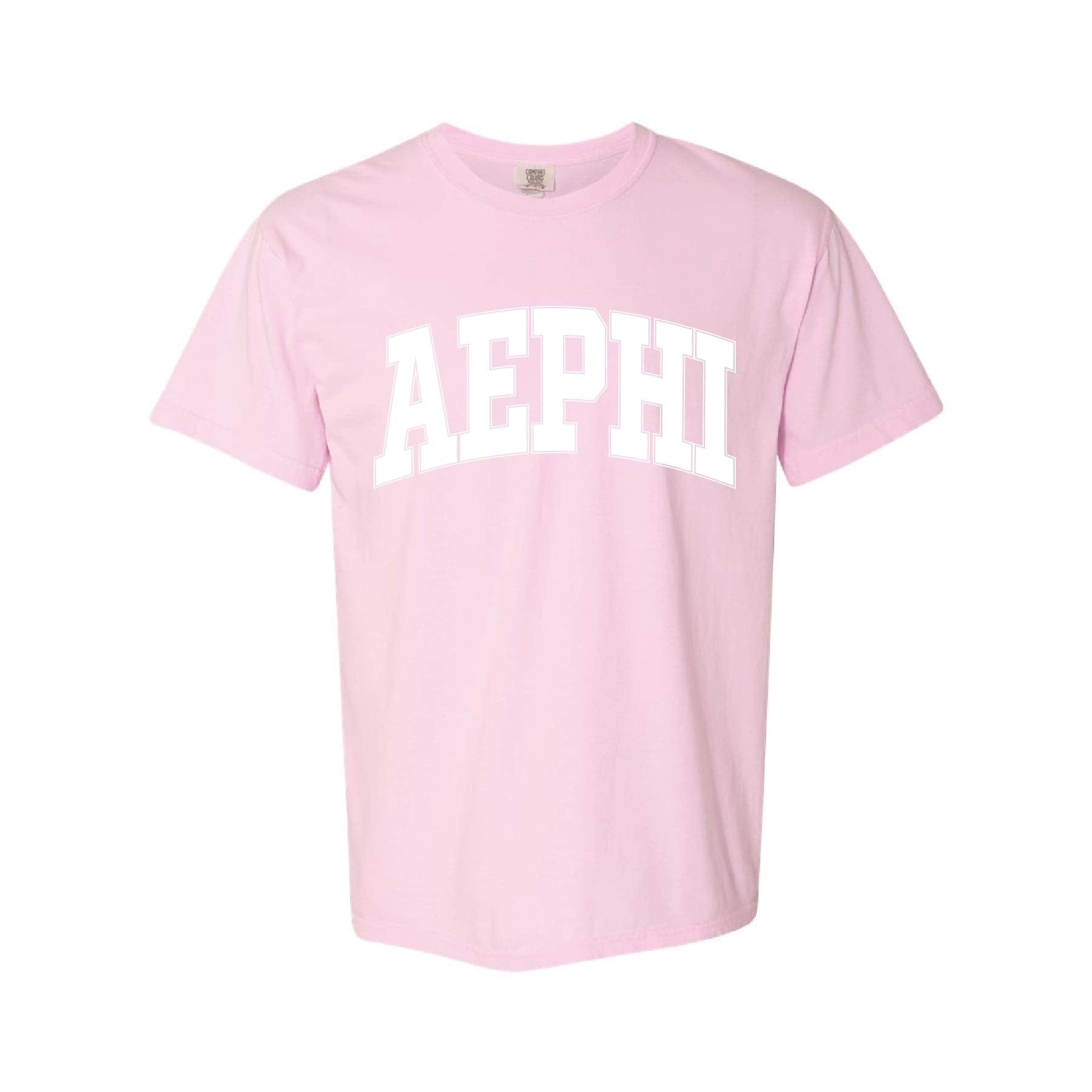 Ali & Ariel Blossom Comfort Colors Collegiate Tee Alpha Epsilon Phi / Medium