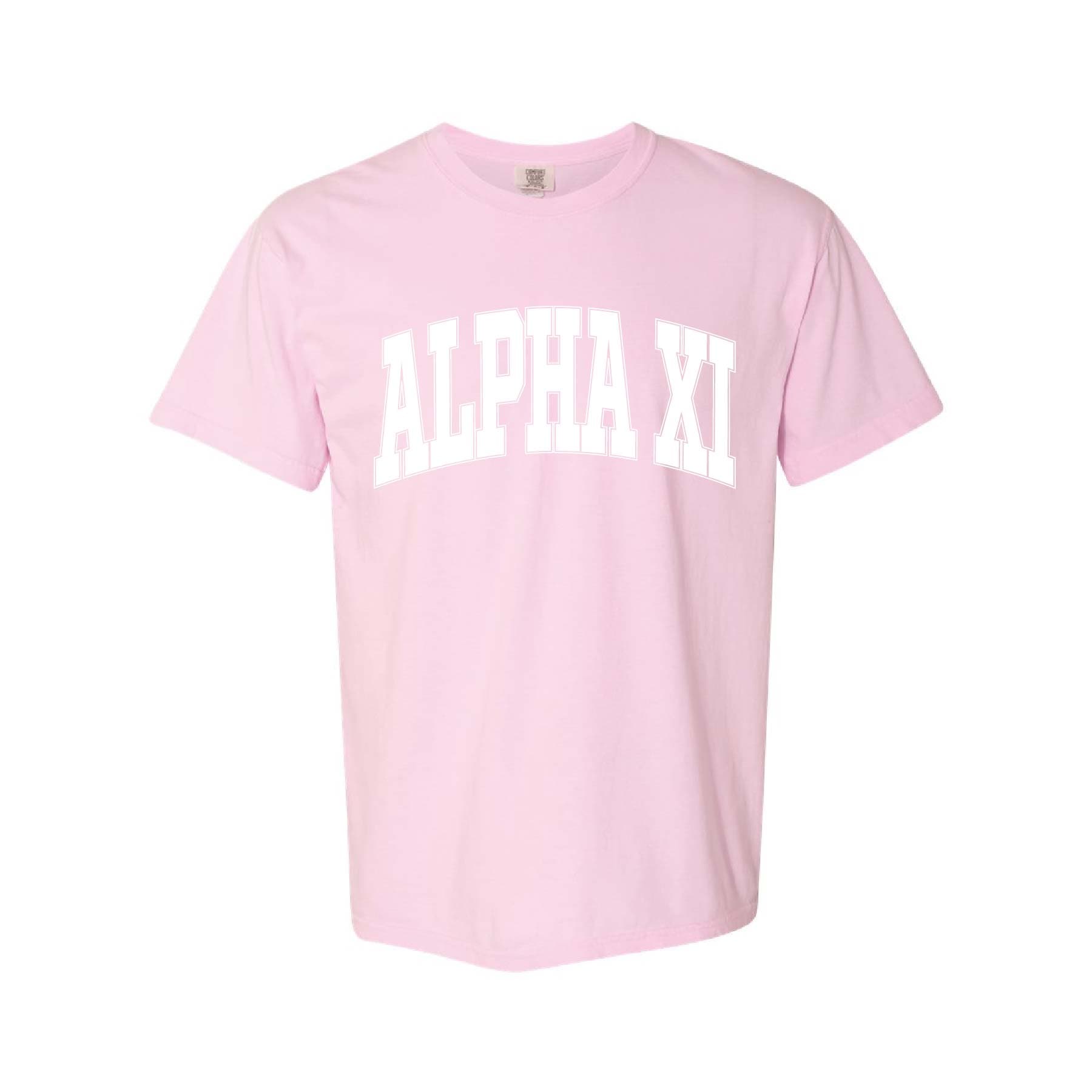 Ali & Ariel Blossom Comfort Colors Collegiate Tee Alpha Xi Delta / Medium