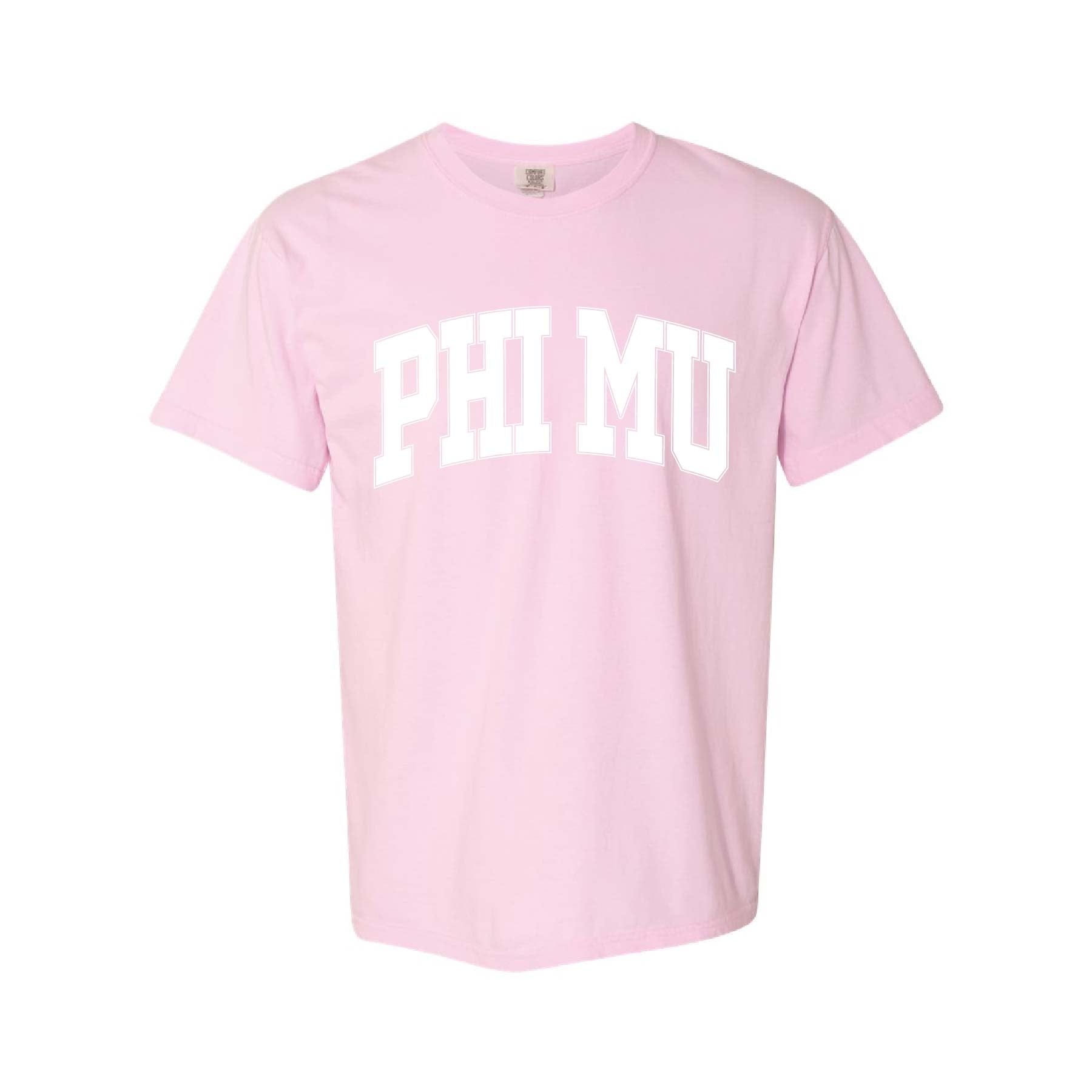 Ali & Ariel Blossom Comfort Colors Collegiate Tee Phi Mu / Medium