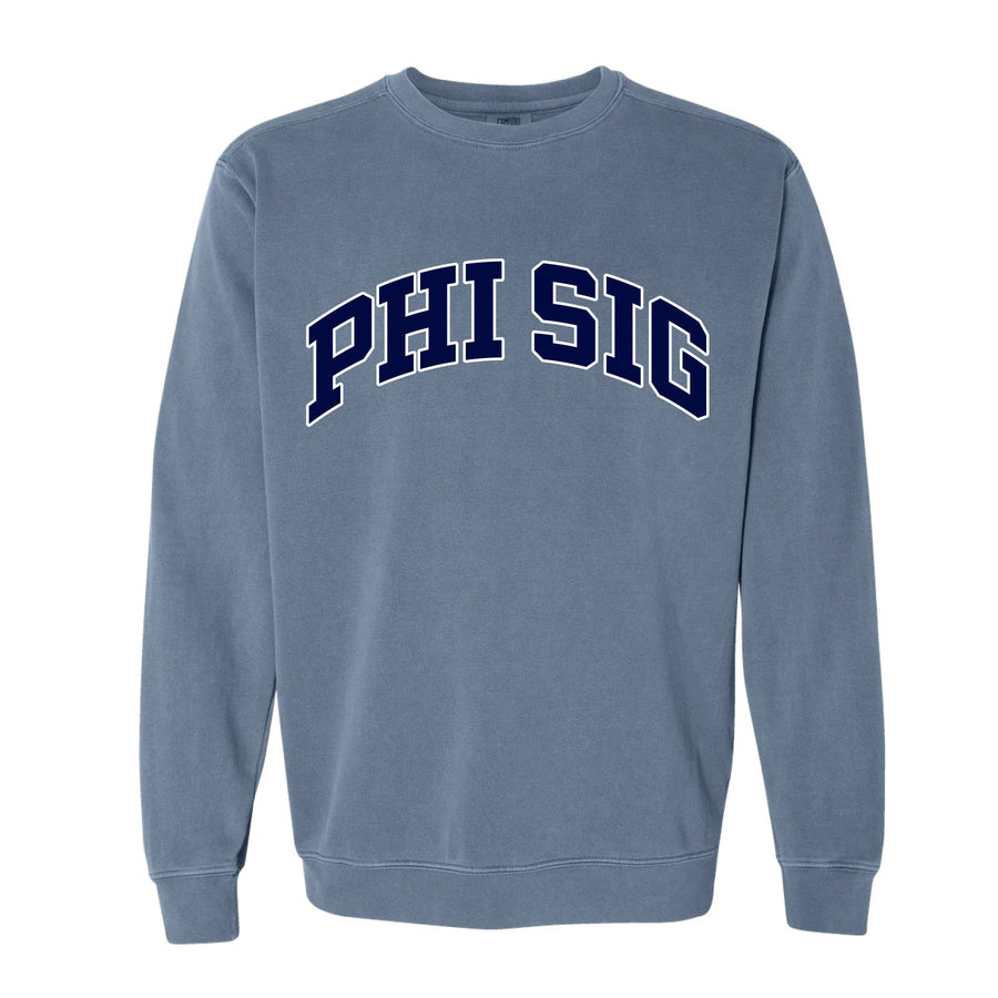 Ali & Ariel Blue And Navy Comfort Colors Crewneck