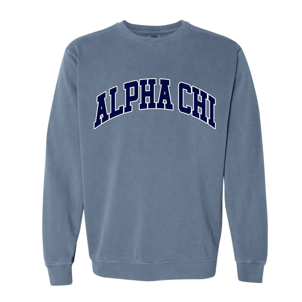 Ali & Ariel Blue And Navy Comfort Colors Crewneck