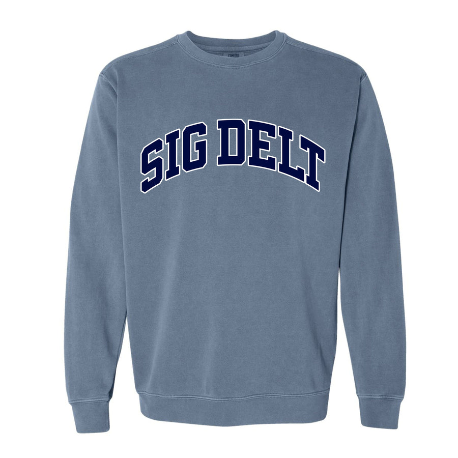 Ali & Ariel Blue And Navy Comfort Colors Crewneck